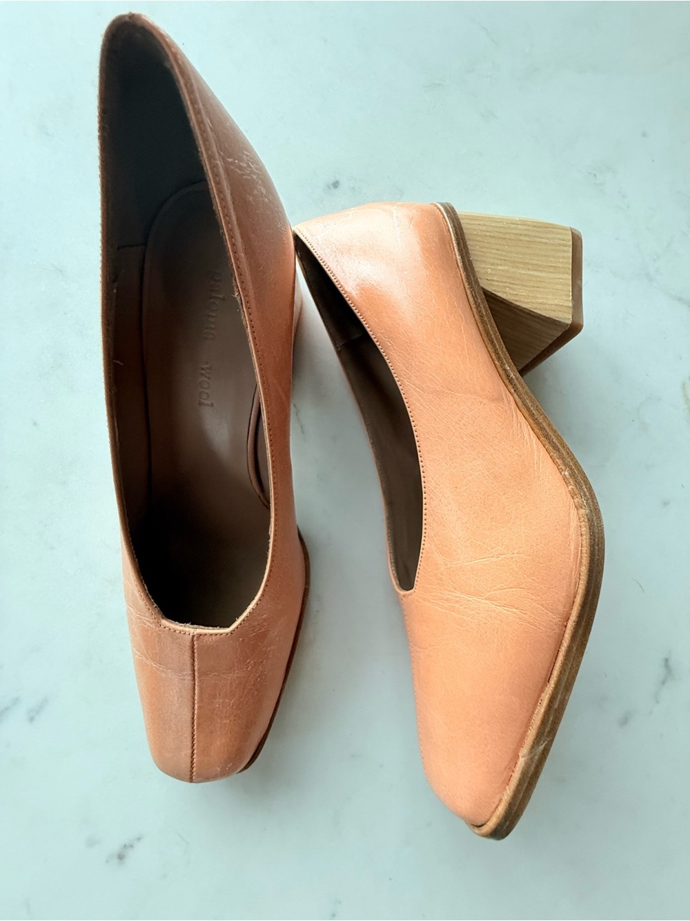 PALOMA WOOL-
PORVENIER  Leather heels